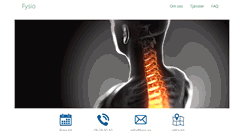 Desktop Screenshot of fysio.se